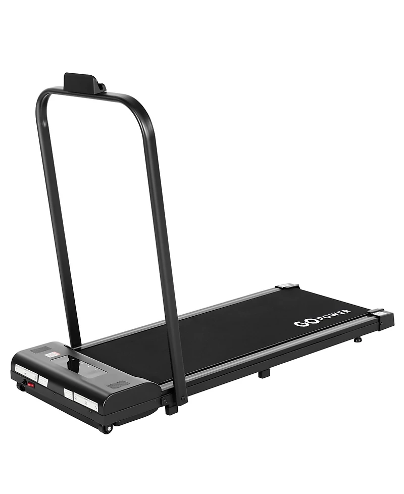 GoPowerBike GoFit Walking Pad Treadmill | with Remote Control | 6 Mile Max Speed 2-in-1