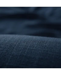 Chanasya Premium 2-Panel Soft Textured Semi Sheer Grommet Curtains for Window Living Room Bedroom Kitchen Office