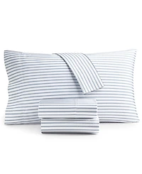 Charter Club 550 Thread Count Printed Cotton 4-Pc. Sheet Set, Queen, Exclusively at Macy's