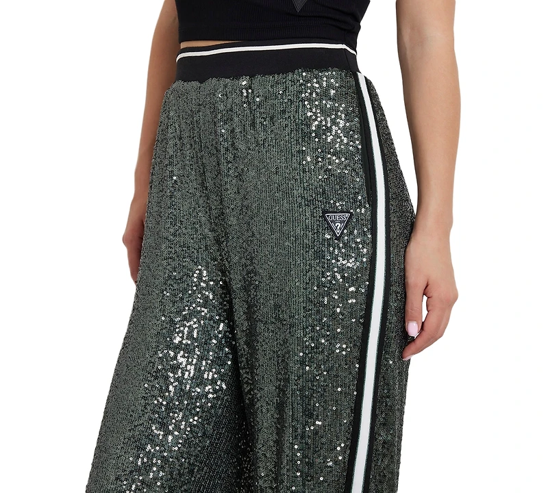 Guess Women's Sequined Track Pants