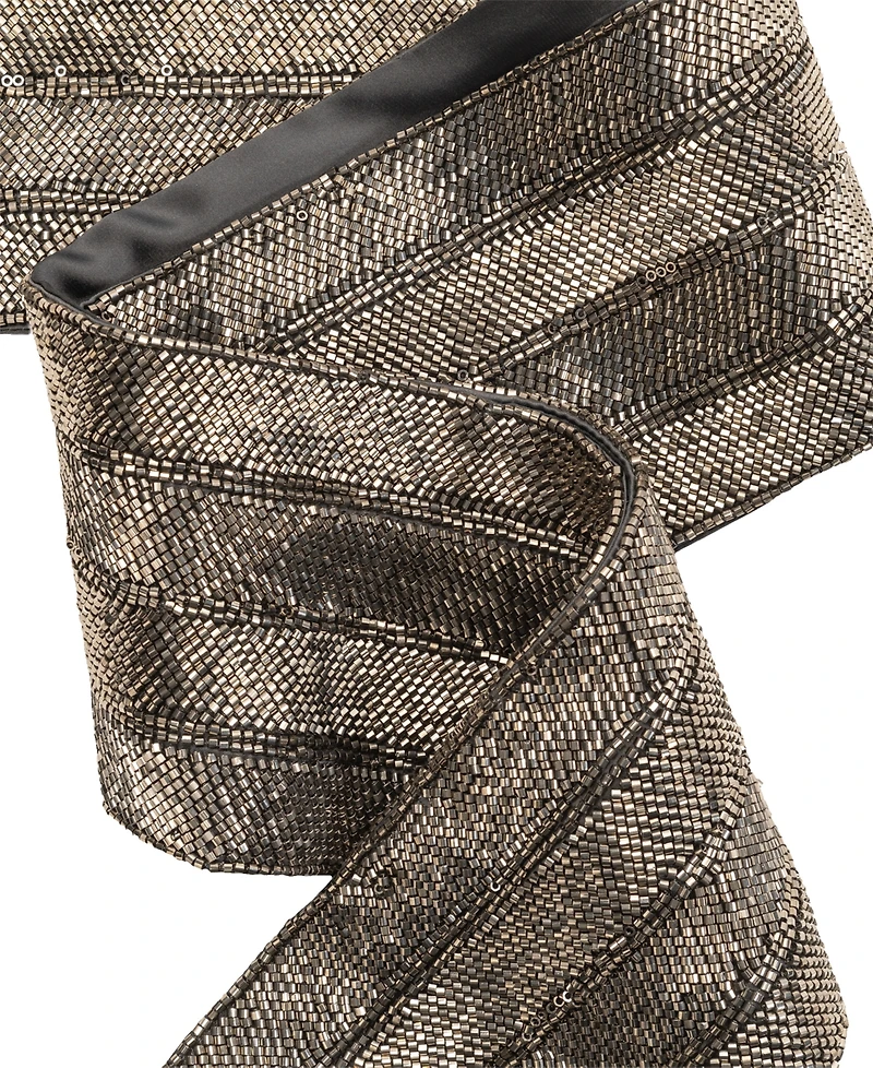 Lauren Ralph Lauren Beaded Skinny Scarf