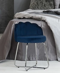 Hillsdale 25.25" Metal Catalina Vanity Stool