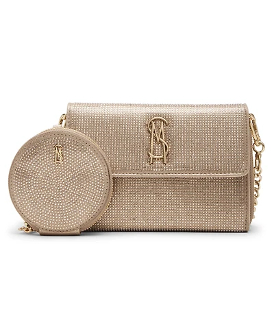 Steve Madden Boxed Carina Embellished Crossbody Wallet