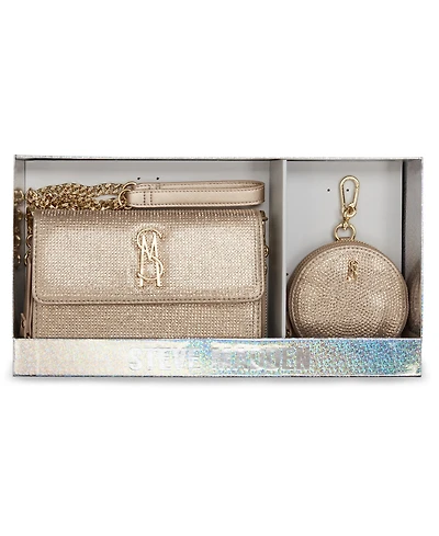 Steve Madden Boxed Carina Embellished Crossbody Wallet