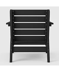 WestinTrends Outdoor Modern Hdpe Patio Club Chair with Deep Seat Cushions