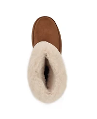 Guess Women's Denla Cold Weather Faux Fur Cozy Booties