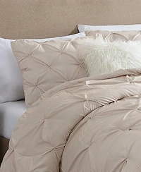 Swift Home Classic Stripes Pintuck -Pc. Comforter Set