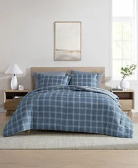 Swift Home Grid Plaid Reversible -Pc. Comforter Set