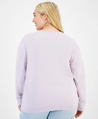 Disney Trendy Plus Size Minnie Mouse Graphic Sweatshirt