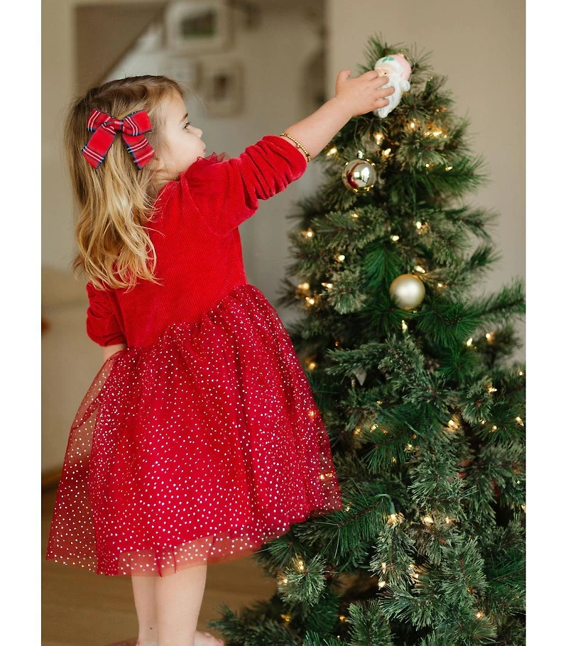 Bits & Bows Girls Plaid Hair Bow