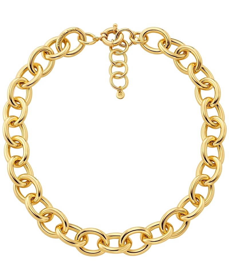 Michael Kors 14K Gold-Plated Brass Statement Chain Necklace