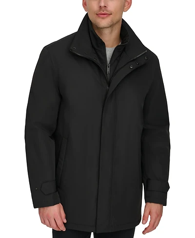 Dockers Men's Three-Quarter Length Commuter Jacket with Bib
