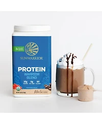 Sunwarrior Warrior Blend Protein, Plant-Based Organic Protein Powder, Mocha, Sunwarrior