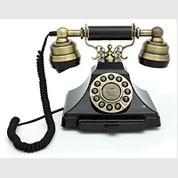 Gpo Retro Gpoduke Duke Push Button Telephone - Black