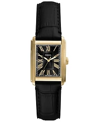 Fossil Men's Carraway Three-Hand Brown Leather Watch, 30mm