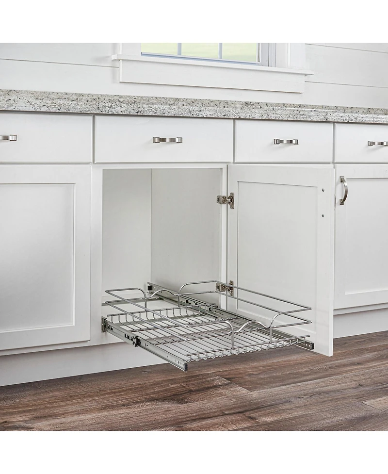 Rev-a-Shelf Kitchen Cabinet Pullout Shelf Organizer, 21 x 22 In, 5WB1-2122CR-1