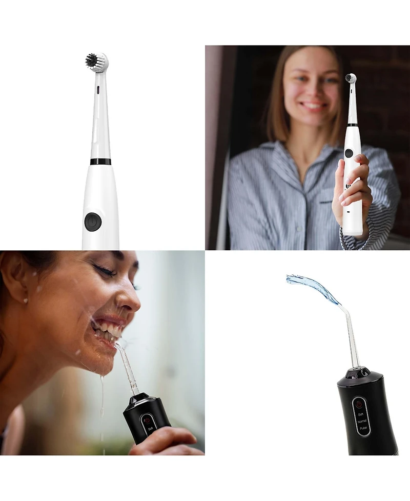 Mario Lopez Usb Rechargeable Electric Toothbrush & Usb Water Flosser