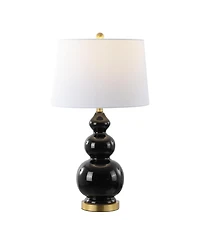 Jonathan Y Bowen Contemporary Transitional Ceramic Gourd Led Table Lamp