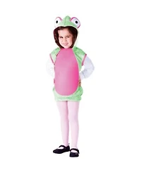Dress Up America Mrs. Frog Hooded Tunic Costume Kids Girls Boys