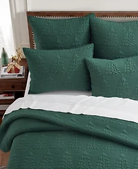 Levtex O Christmas Tree Stitching 3-Pc. Quilt Set, Full/Queen