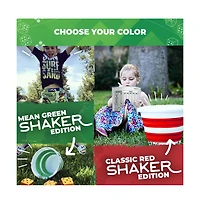 Swooc Games - Yardzee, Farkle & 20+ Classic Red Shaker Edition (All Weather) with Collapsible Bucket, Lid Score Cards