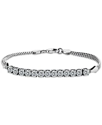 Giani Bernini Cubic Zirconia Beaded Chain Bracelet, Created for Macy's