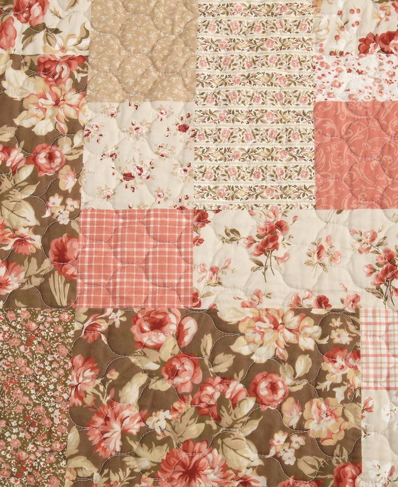 Laura Ashley Harrietta Patchwork Reversible -Pc. Quilt Set
