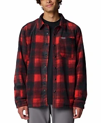 Columbia Men's Steens Mountain Ii Plaid Fleece Shirt Jacket