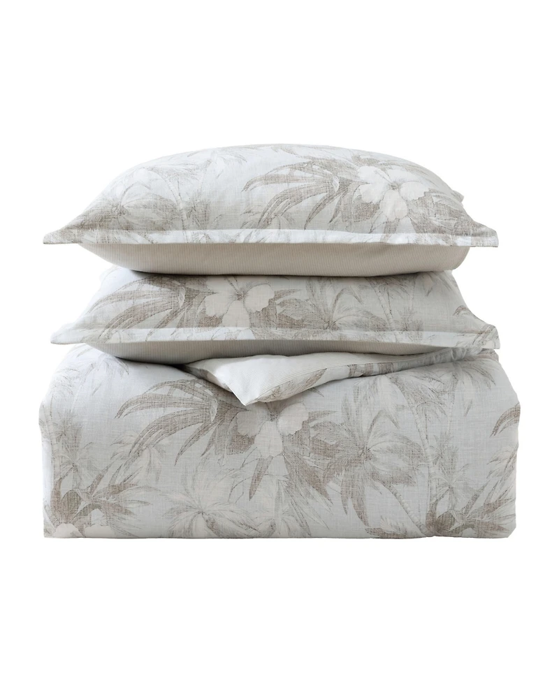 Closeout! Tommy Bahama Home Beachway Blooms Reversible 3-Pc. Comforter Set, Full/Queen