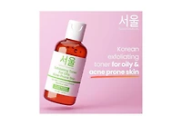 Seoul Ceuticals Korean Skin Care Exfoliating Toner for Acne Prone Skin K Beauty Skincare
