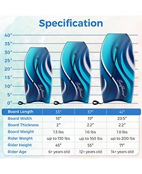 41" Lightweight Body Board with Eps Core Xpe Deck Hdpe Bottom Crescent Tail