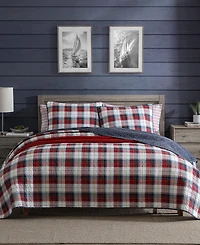 Nautica Rosedale Reversible 3 Piece Quilt Set, Full/Queen