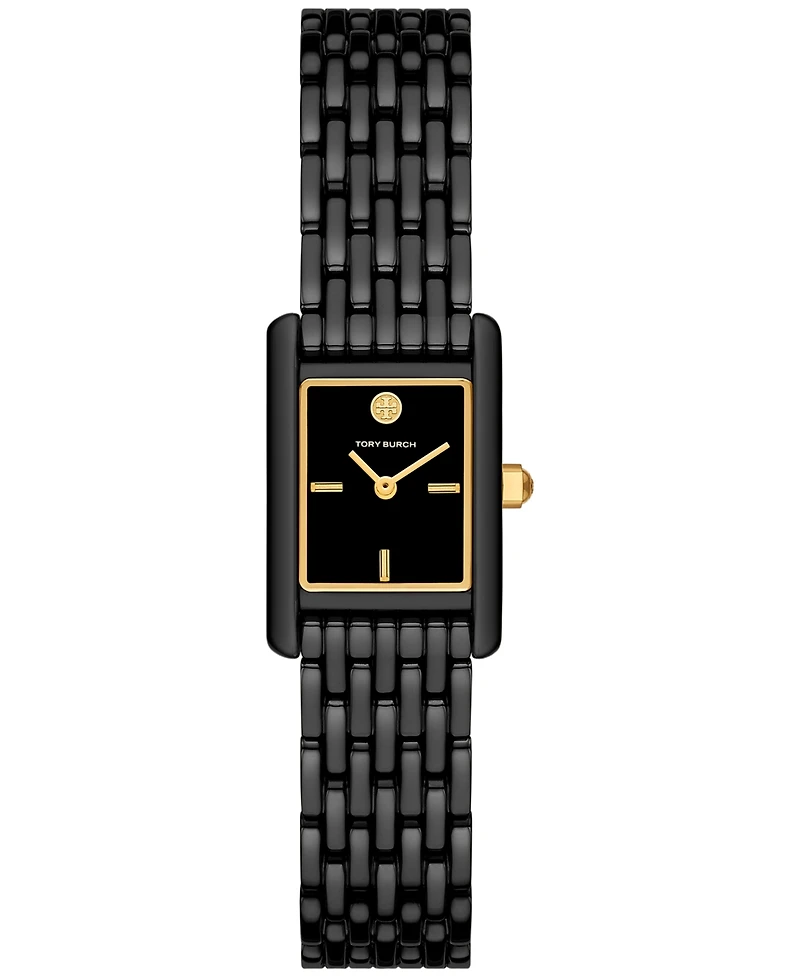 Tory Burch Women's The Eleanor Black-Tone Stainless Steel Bracelet Watch 28mm