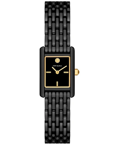 Tory Burch Women's The Eleanor Black-Tone Stainless Steel Bracelet Watch 28mm