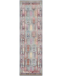 Nourison Home Vintage Kashan VKA06 2'4"x8' Runner Area Rug
