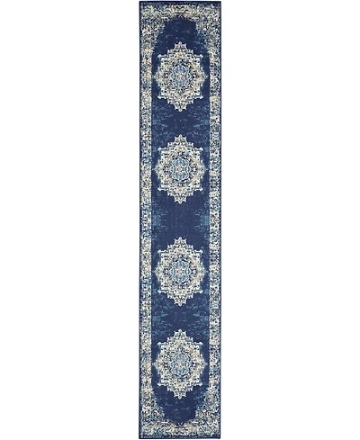 Nourison Home Grafix GRF14 2'3"x10' Runner Area Rug