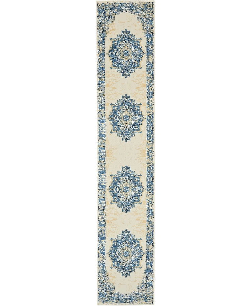 Nourison Home Grafix GRF14 2'3"x12' Runner Area Rug