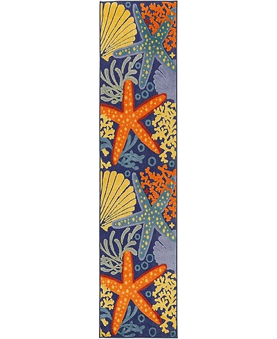 Nourison Home Aloha ALH24 2'3"x8' Runner Area Rug