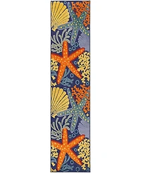 Nourison Home Aloha ALH24 2'3"x8' Runner Area Rug