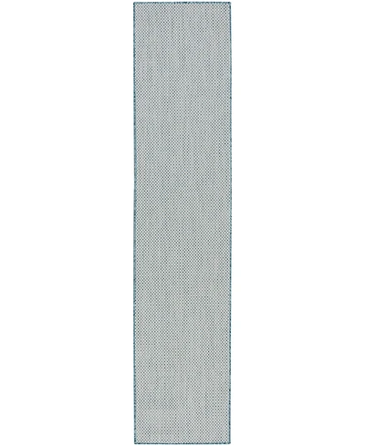 Nourison Home Courtyard COU01 2'2"x10' Runner Area Rug