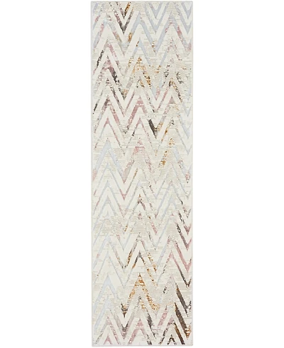 Nourison Home Glitz GLZ05 2'3"x7'6" Runner Area Rug