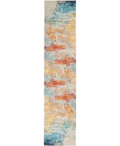Nourison Home Celestial CES02 2'2"x7'6" Runner Area Rug