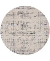 Nourison Home Rustic Textures RUS06 7'10"x7'10" Round Area Rug