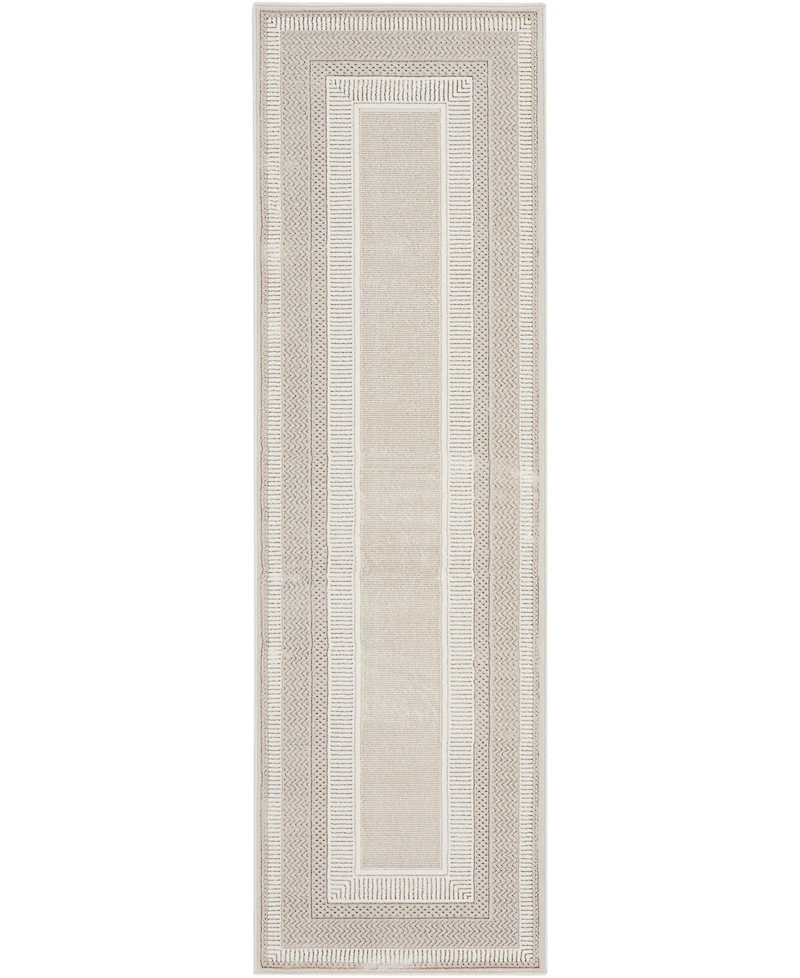 Nourison Home Glitz GLZ07 2'3"x7'6" Runner Area Rug