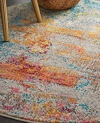 Nourison Home Celestial CES02 4'x4' Round Area Rug