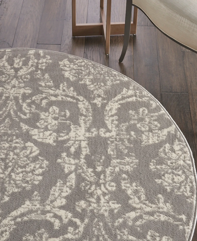 Nourison Home Jubilant JUB09 5'3"x5'3" Round Area Rug