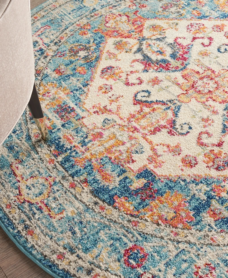 Nourison Home Passion PSN23 5'x5' Round Area Rug