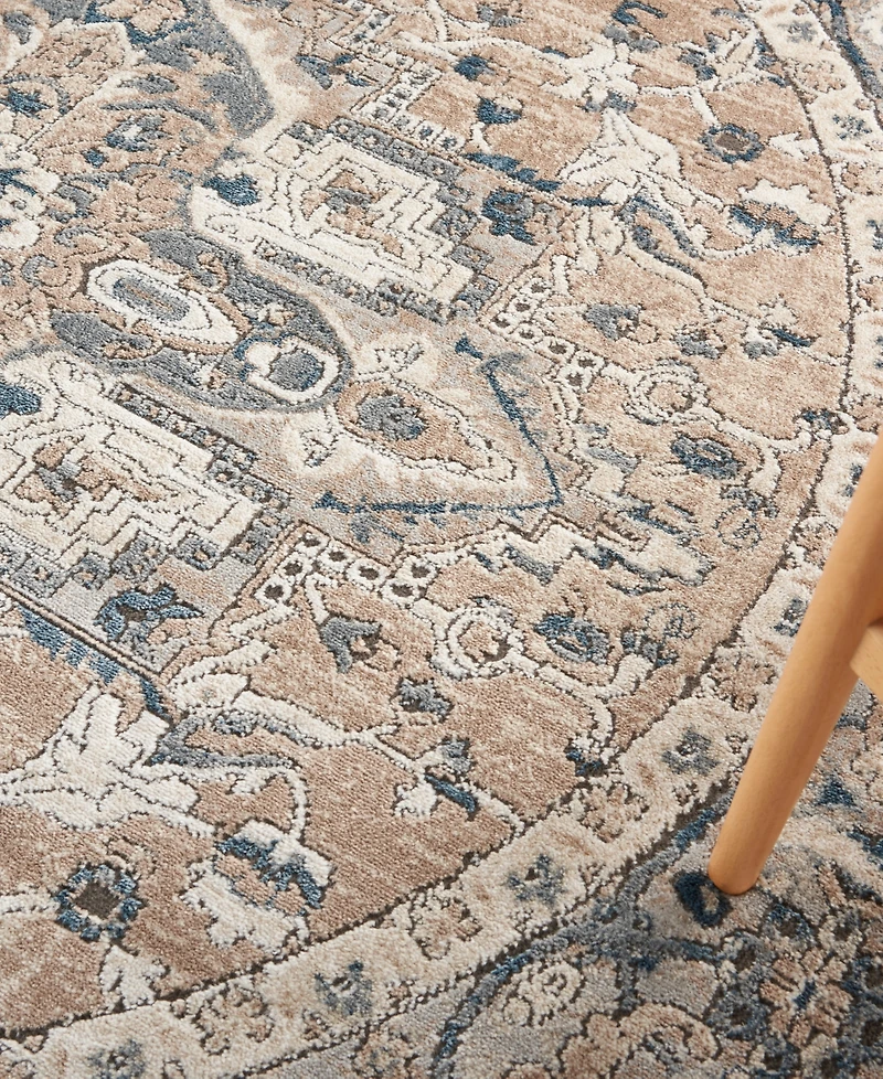 Nourison Home Quarry QUA05 7'10"x7'10" Round Area Rug