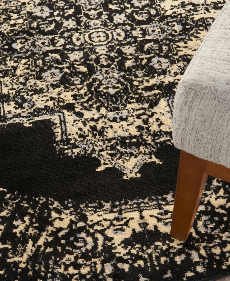 Nourison Home Grafix GRF14 5'3"x5'3" Round Area Rug