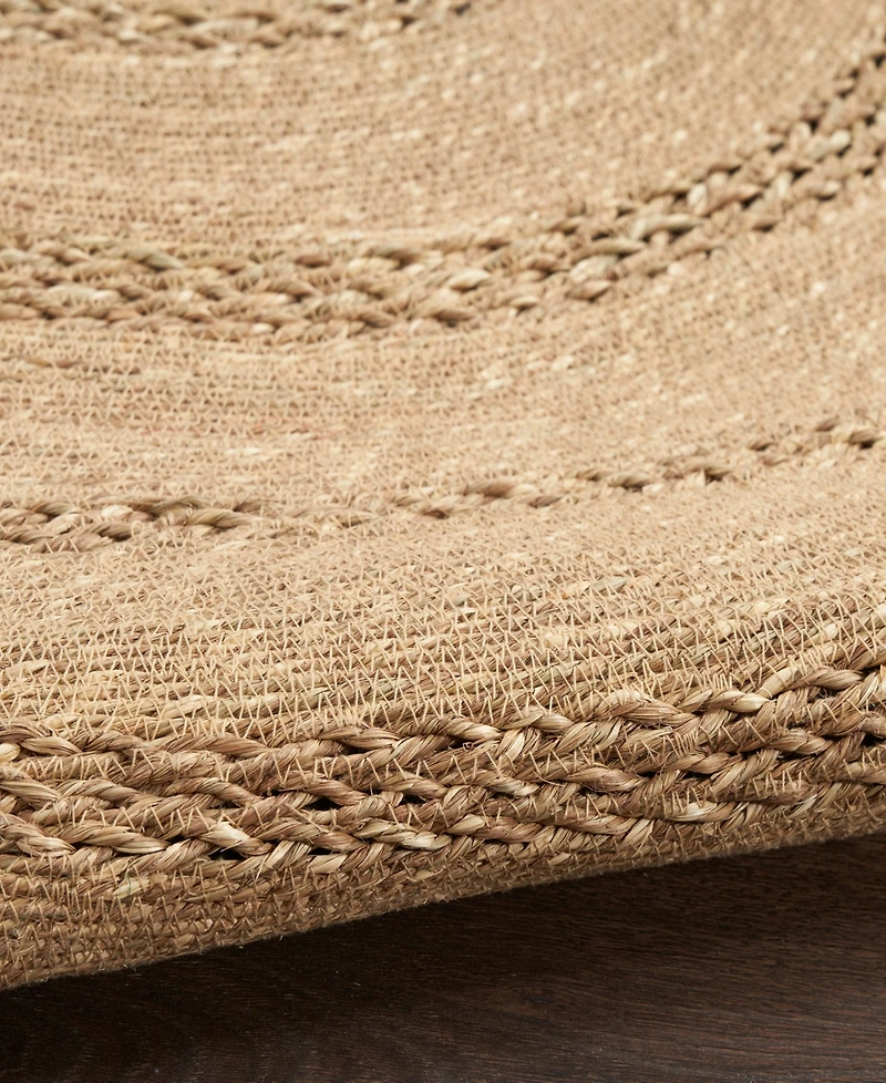 Nourison Home Natural Seagrass NSG01 6'x6' Round Area Rug